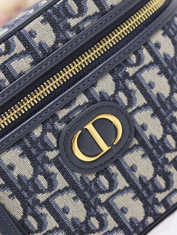 Dior Small Vanity Bag Small Vanity Bag in Blue Cloth - Image 7