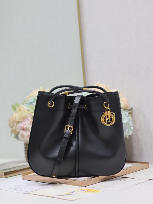 Large Dior Nolita Handbag in Black - Image 7
