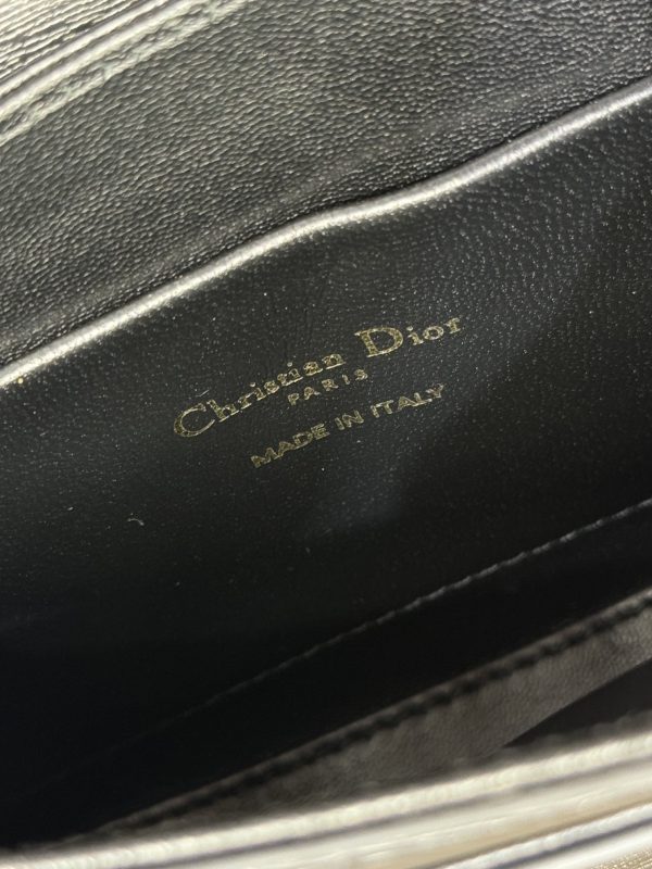 Dior Top Handle Bag Black Medium - Image 6