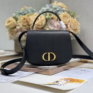 Dior Top Handle Bag Black Medium