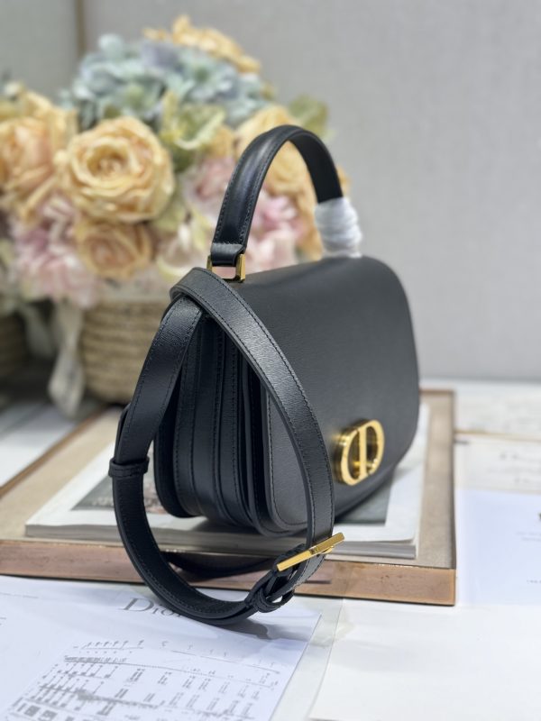 Dior Top Handle Bag Black Medium - Image 2