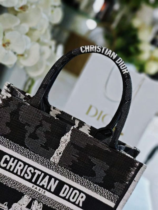 Eiffel Tower Dior Book Tote Bag - Image 7