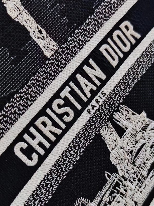 Eiffel Tower Dior Book Tote Bag - Image 6