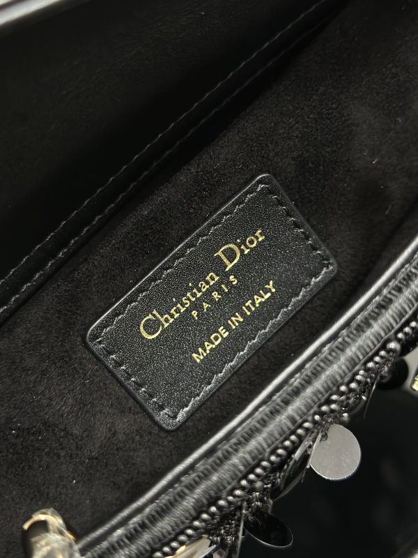 Dior Small Lady D-Joy Black Sequins - Image 9