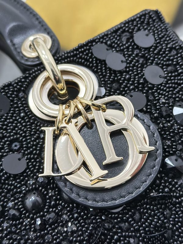 Dior Small Lady D-Joy Black Sequins - Image 8