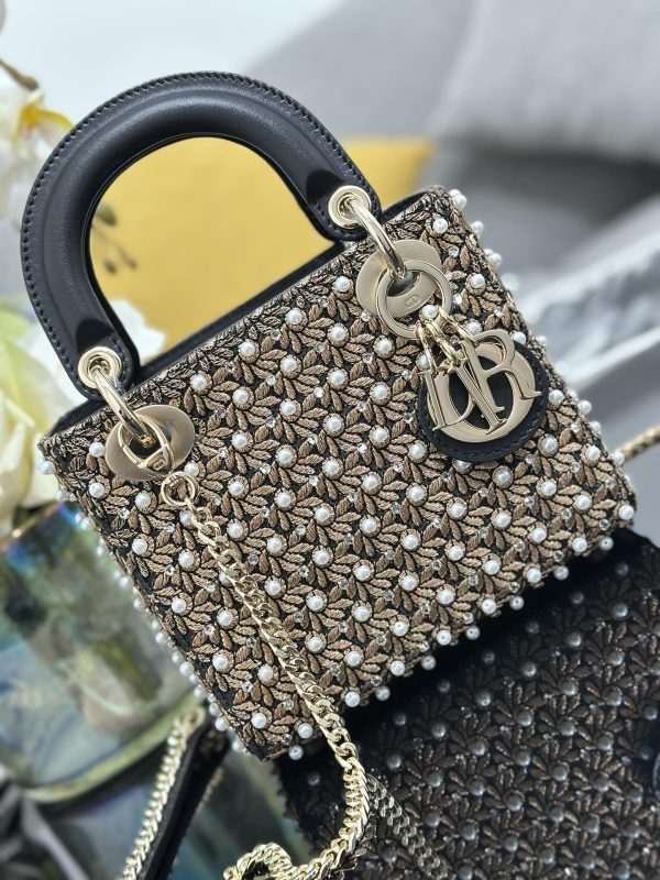 Lady Dior Feathers and Pearls Embroidery - Image 5