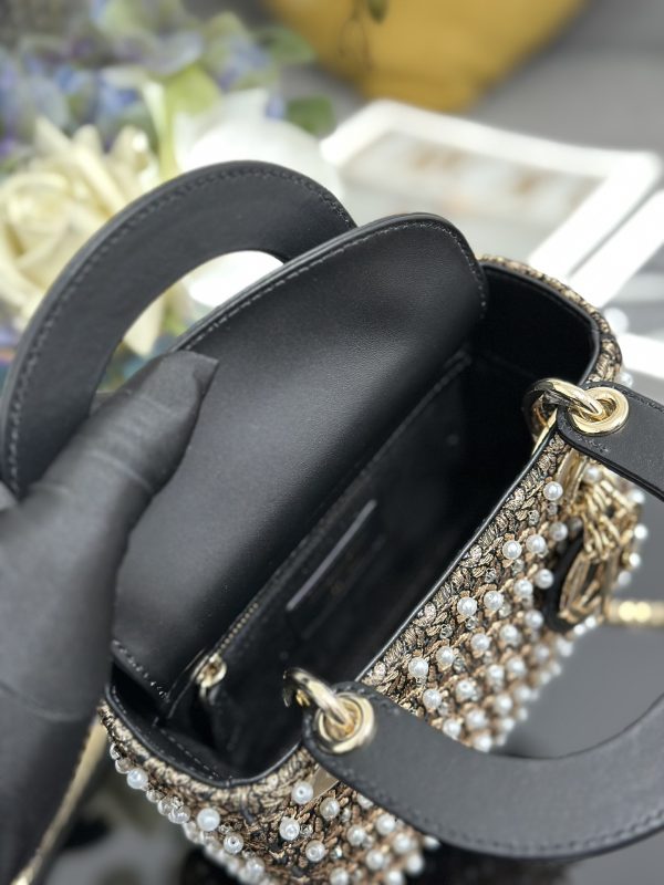 Lady Dior Feathers and Pearls Embroidery - Image 3