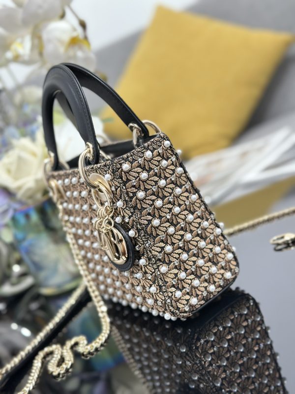 Lady Dior Feathers and Pearls Embroidery - Image 2