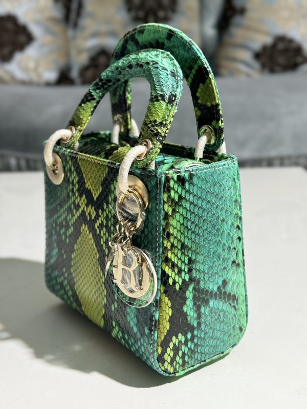 Dior Mini 17cm Python Leather - Image 4