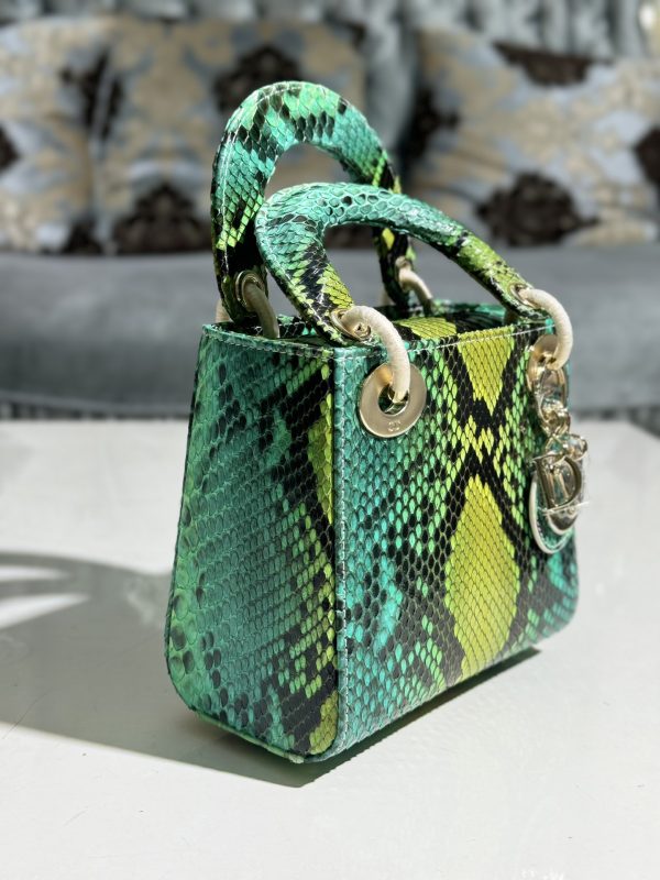 Dior Mini 17cm Python Leather - Image 3