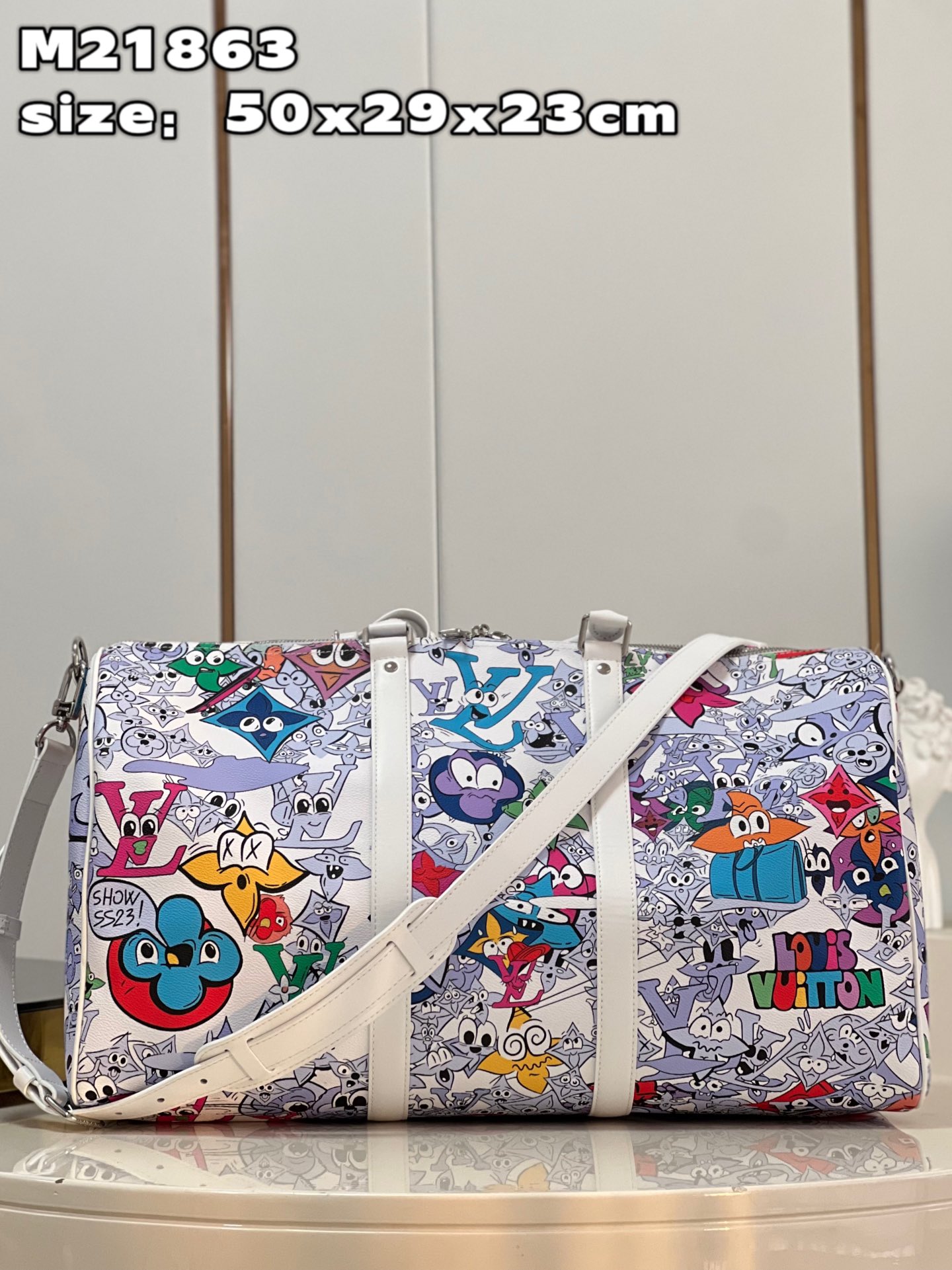 Keepall Bandoulière 50 Travel Bag Rich Tapestry - Image 2