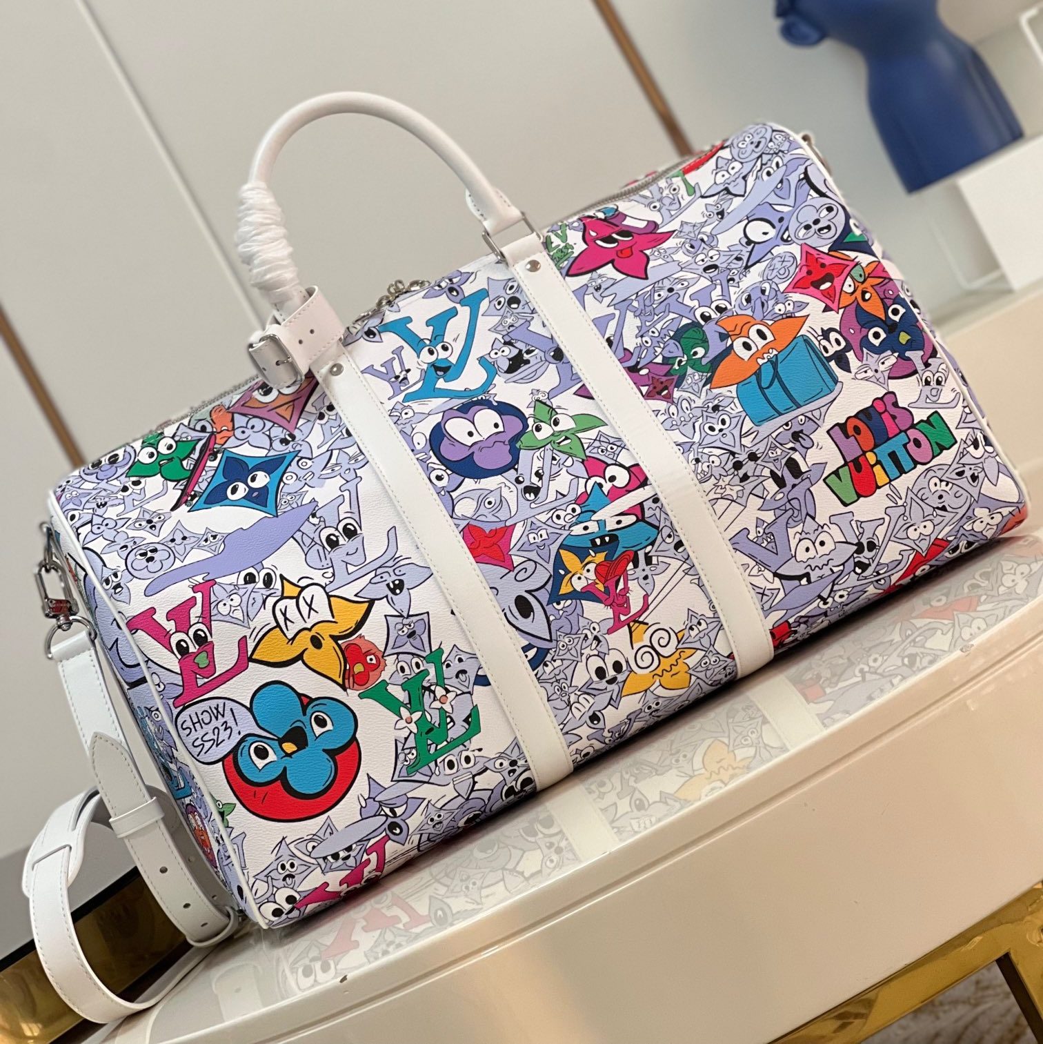 Keepall Bandoulière 50 Travel Bag Rich Tapestry