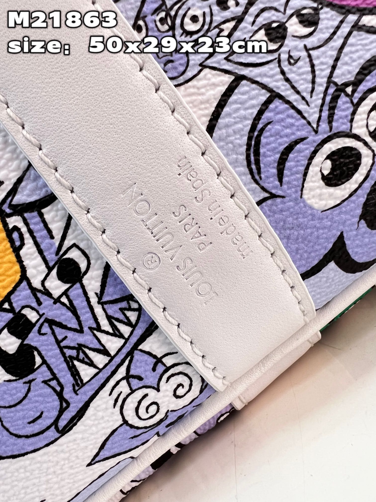 Keepall Bandoulière 50 Travel Bag Rich Tapestry - Image 8