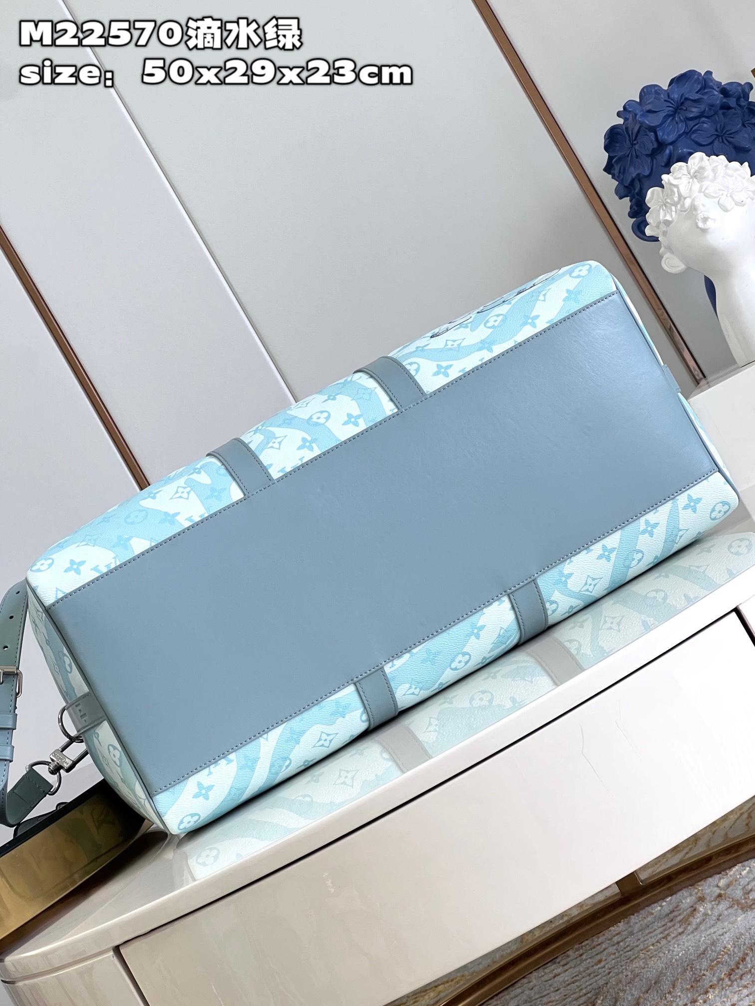 Waterdrop Green Keepall 50 Travel Bag - Image 3