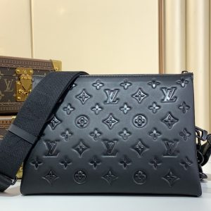 Voyager Small Messenger Bag LV buckle