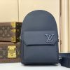 Pilot Jm Shoulder Bag Blue LV Aerogram design