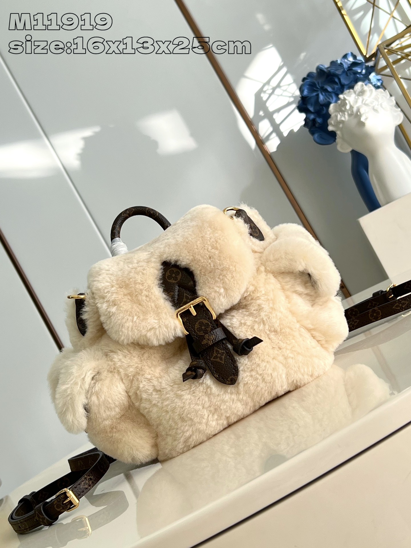 Nano Teddy Backpack from the LV Ski collection - Image 7