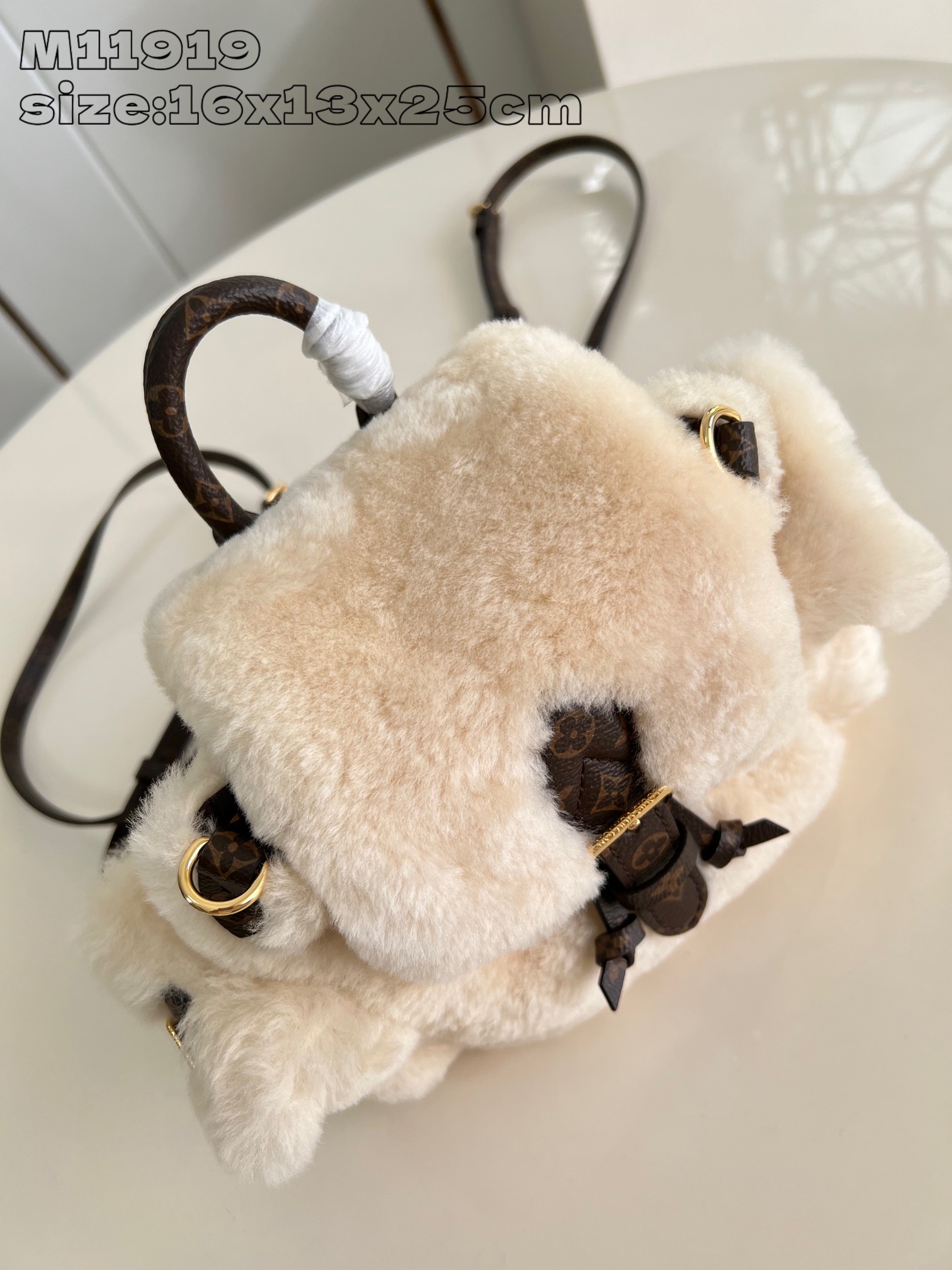 Nano Teddy Backpack from the LV Ski collection - Image 3