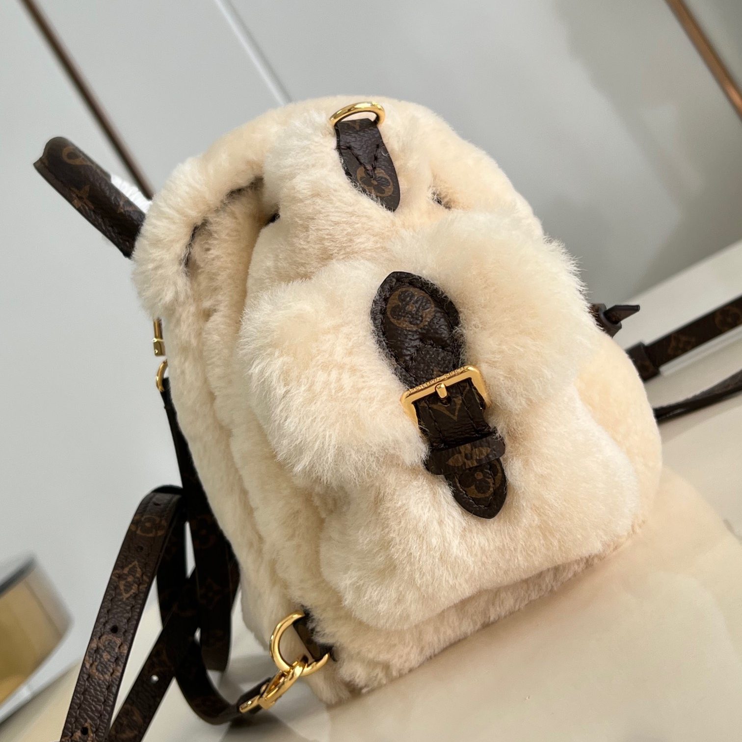 Nano Teddy Backpack from the LV Ski collection