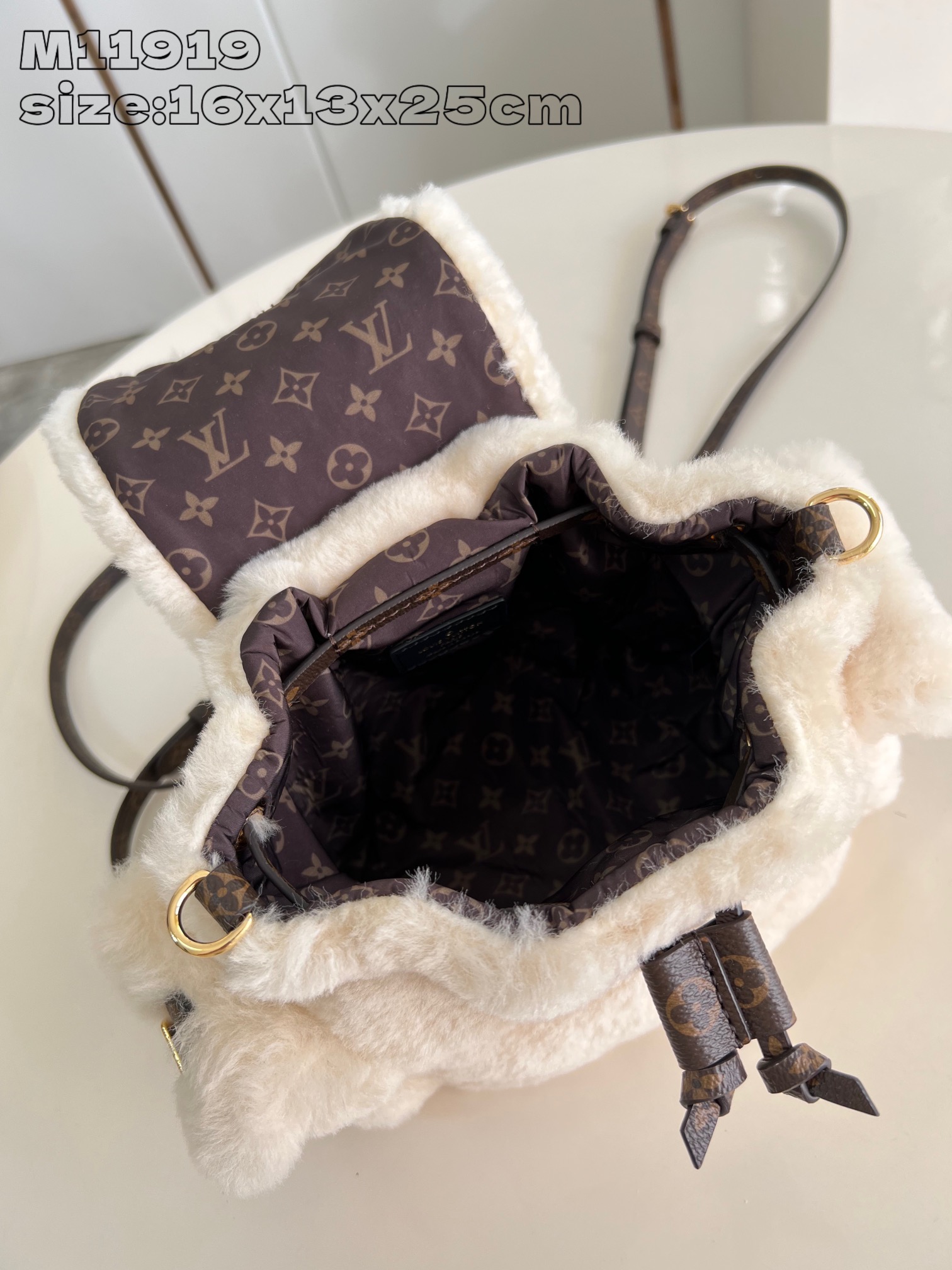 Nano Teddy Backpack from the LV Ski collection - Image 5