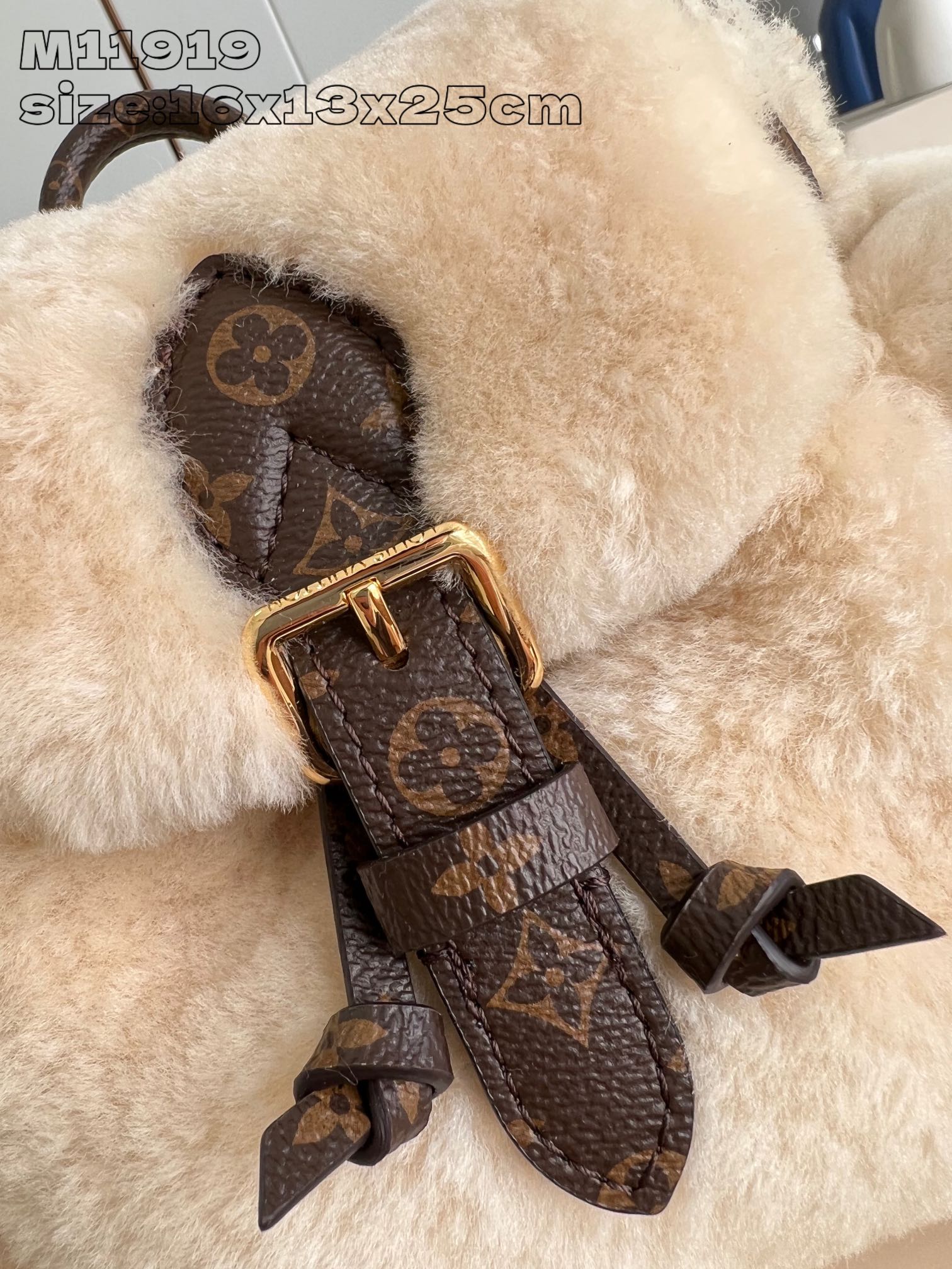 Nano Teddy Backpack from the LV Ski collection - Image 4