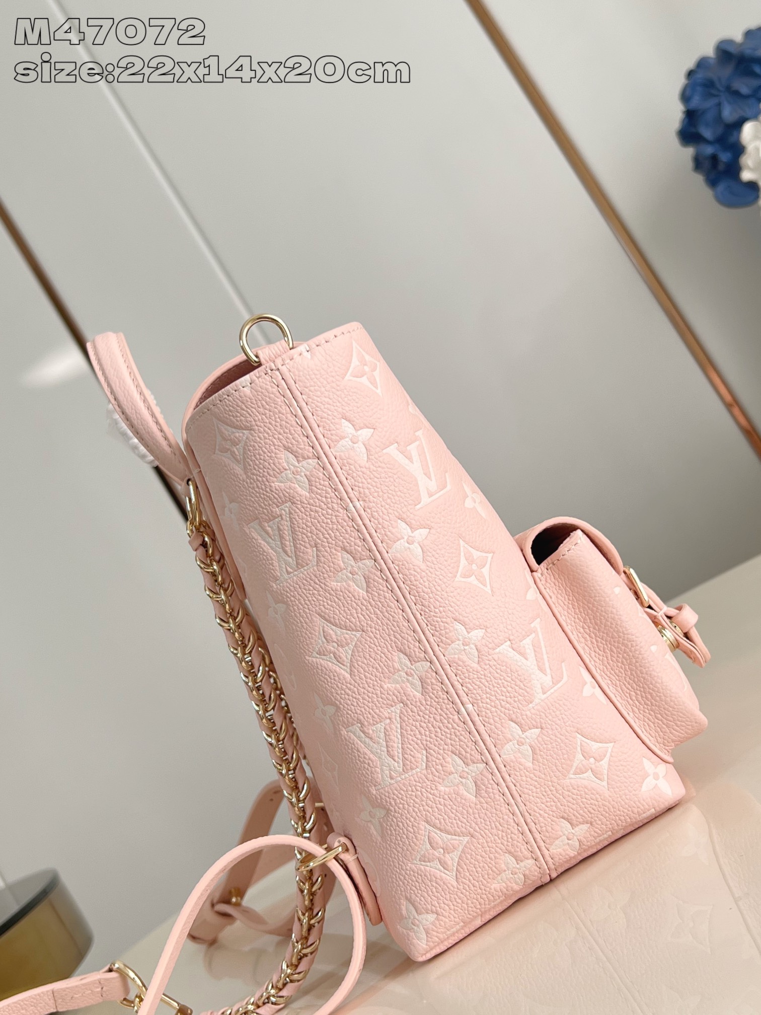 LV Pink Backpack Milky Way collection - Image 9