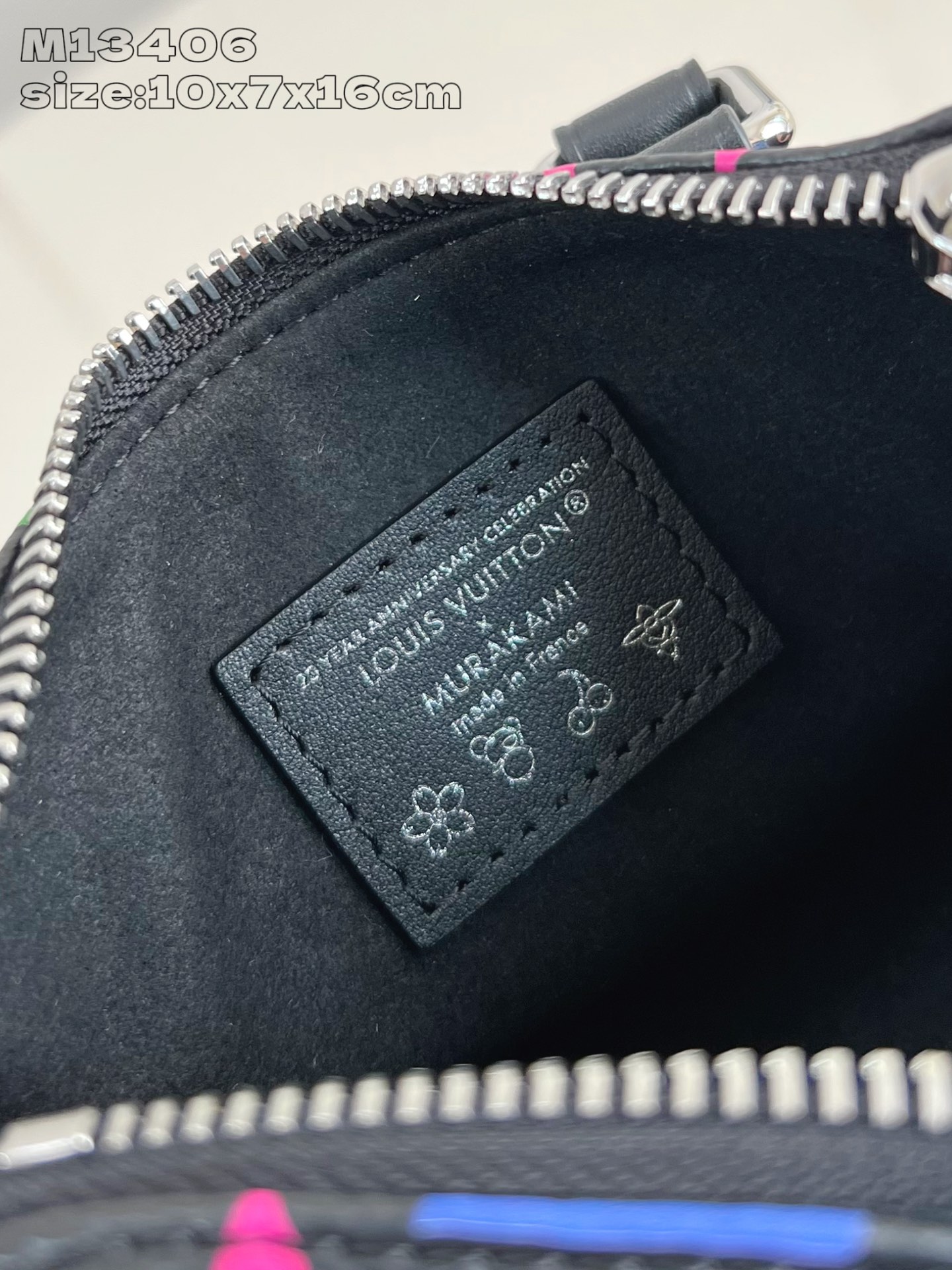 LV Black Nano Speedy Handbag - Image 3