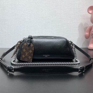 LV Black Pochette Vibe Bag