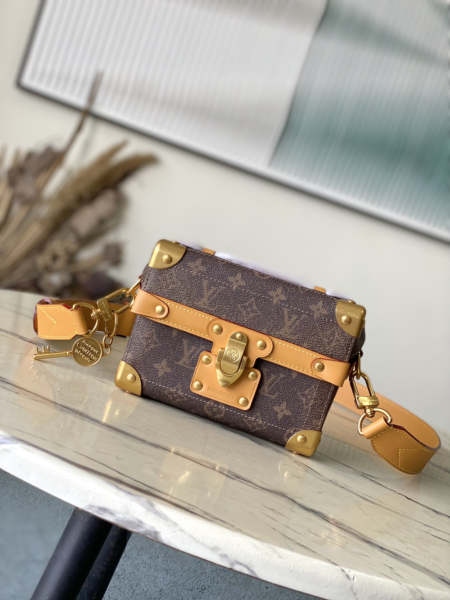 LV Soul Trunk bag with Faded Monogram Floral