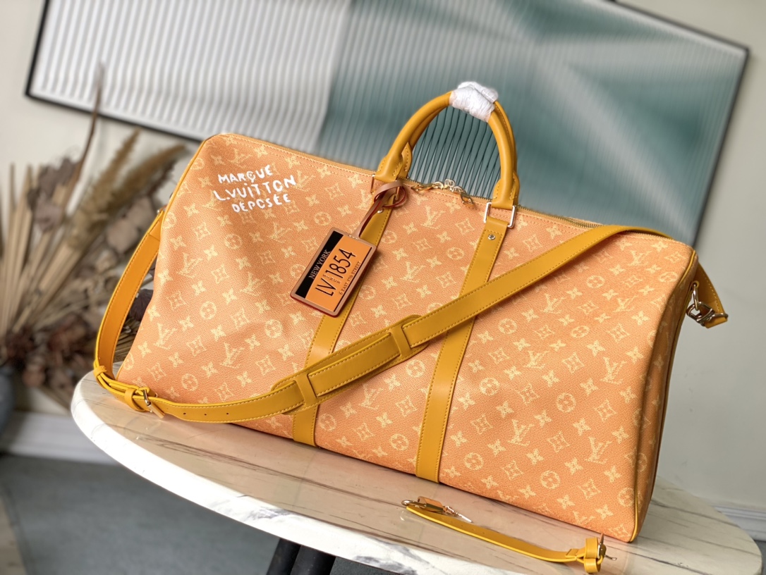 Keepall Yellow Monogram 50 Travel Bag