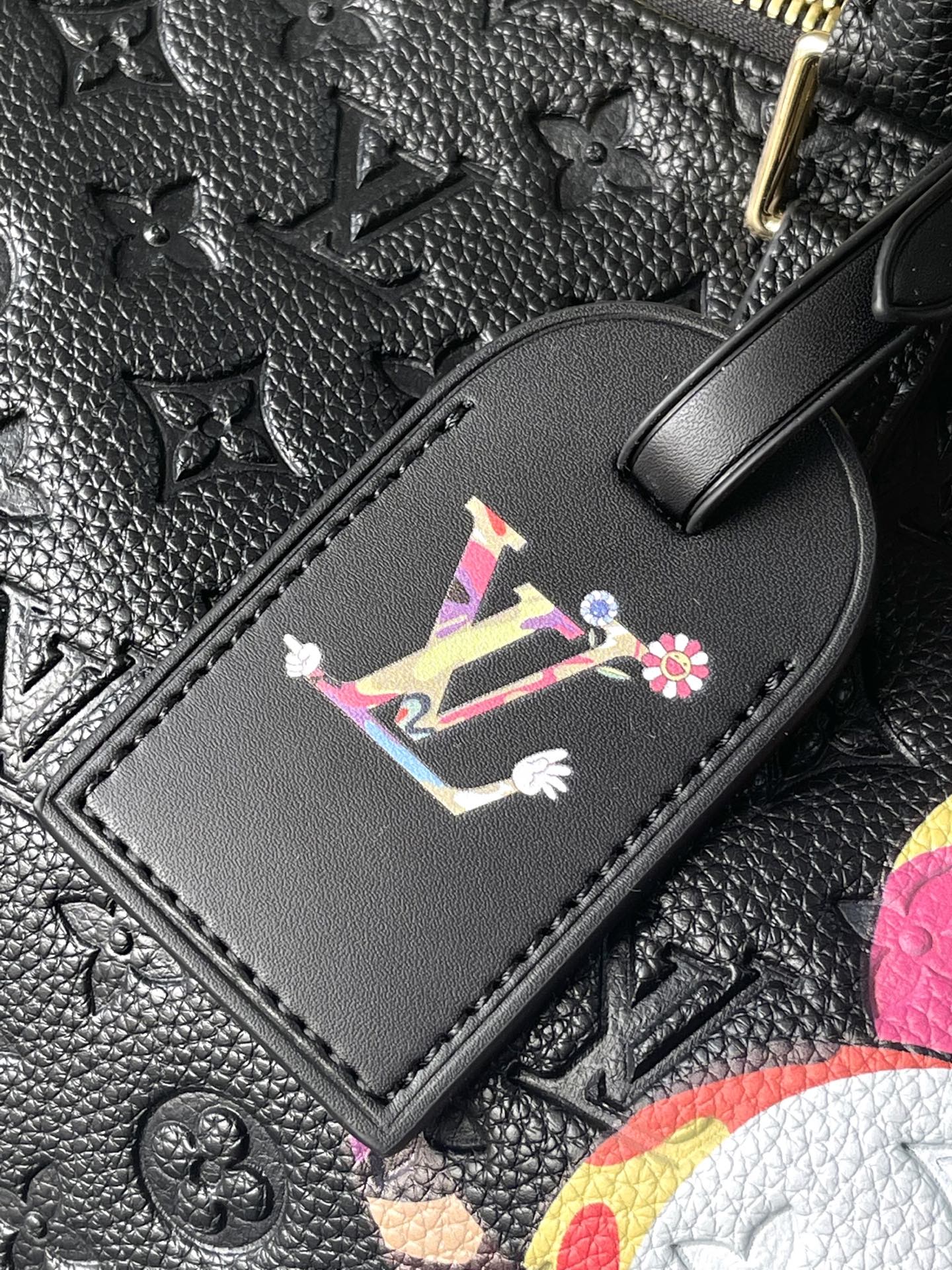 Keepall Bandouliere 45 Travel Bag Colorful Panda - Image 7