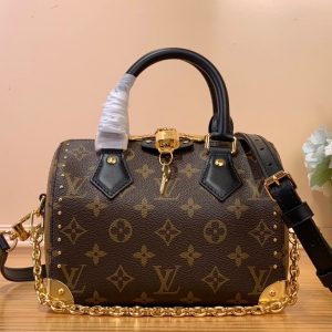 Cool Black Speedy 20 Handbag