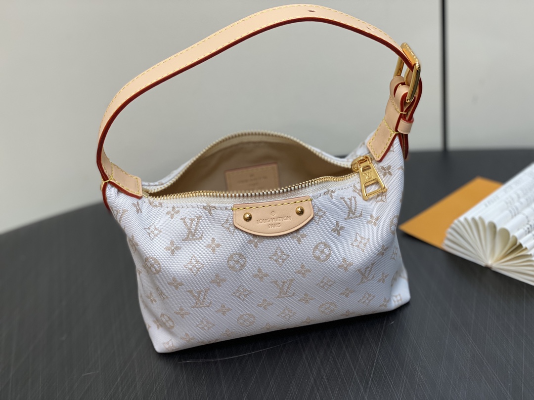 White Mini Lunchbox Bag Moon Bag - Image 9