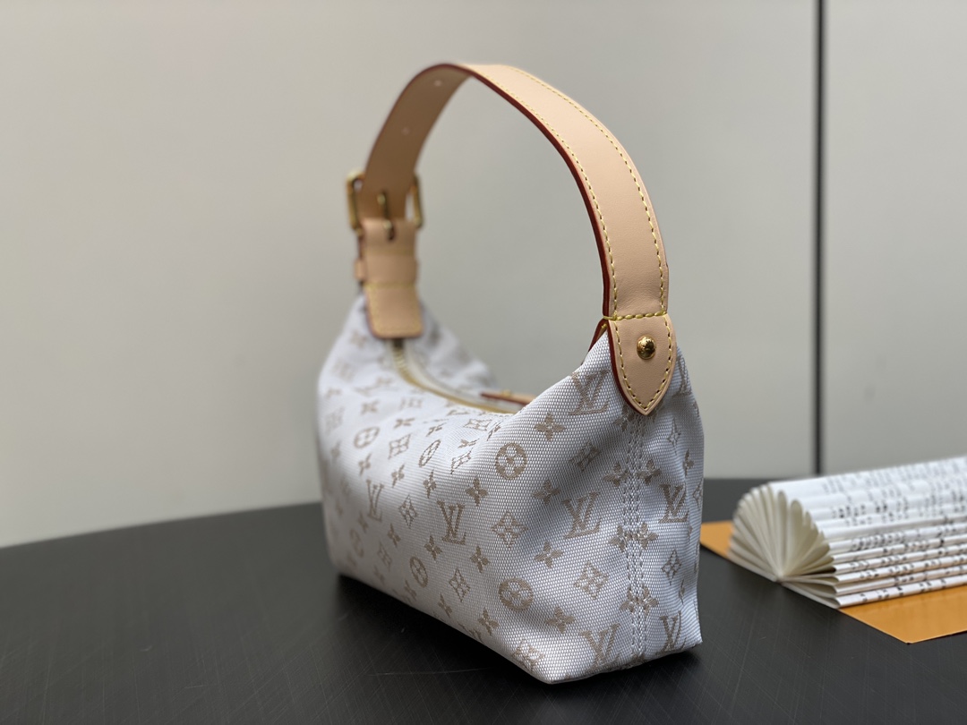 White Mini Lunchbox Bag Moon Bag - Image 2