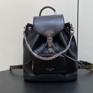 The Montsouris Black Small Backpack