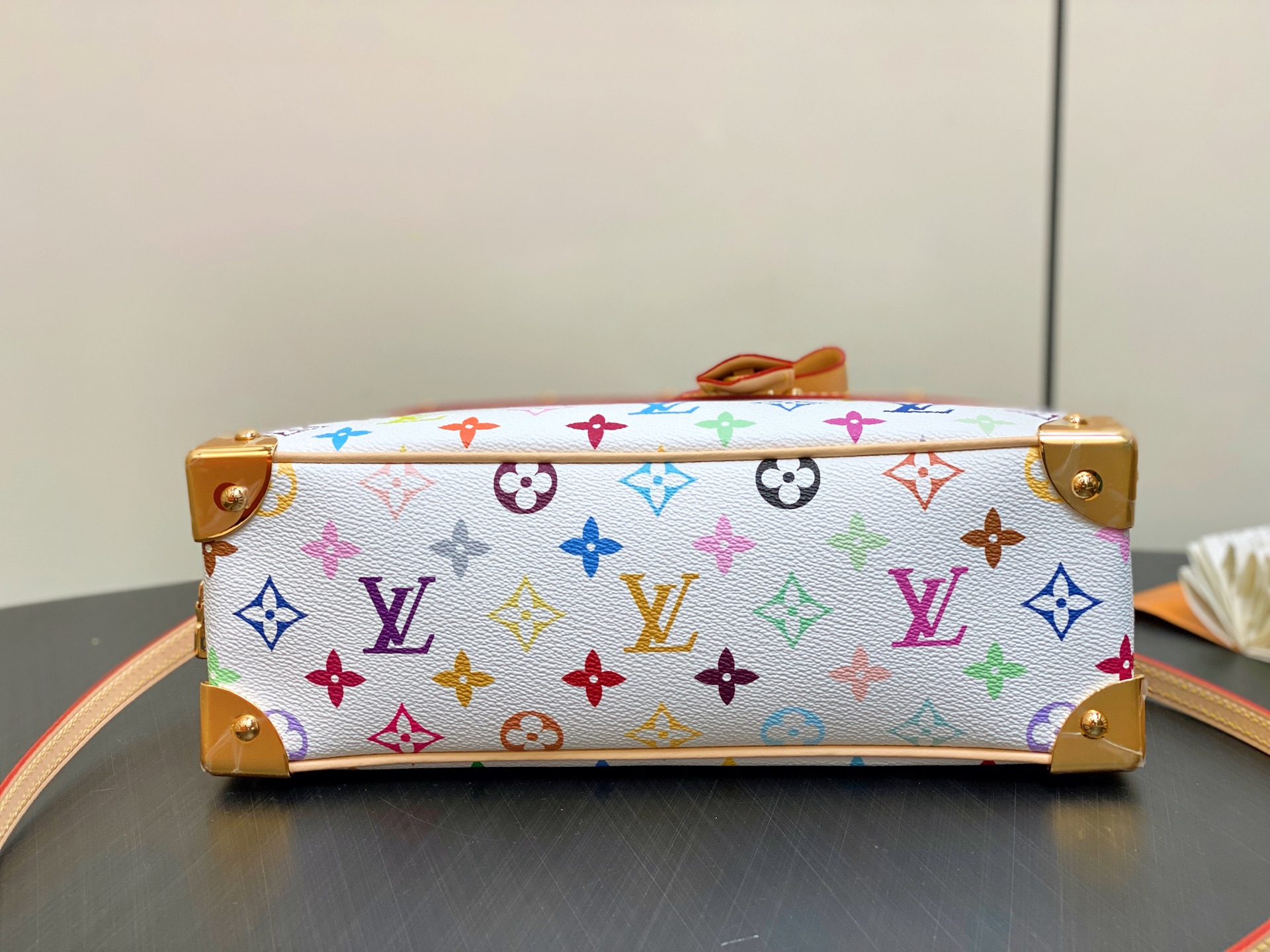 White Bowling LV x TM Handbag East West - Image 12